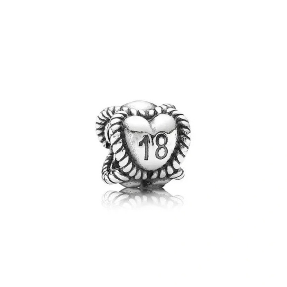 PANDORA 18th Birthday Charm